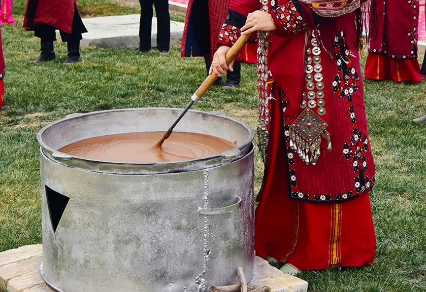 nowruz dish in turkmenistan