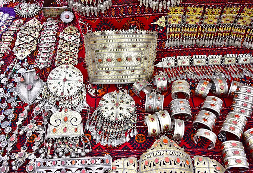 Turkmens jewelry