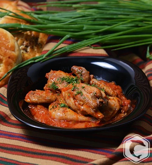 chicken-in-tomato-sauce-turkmen-cuisine